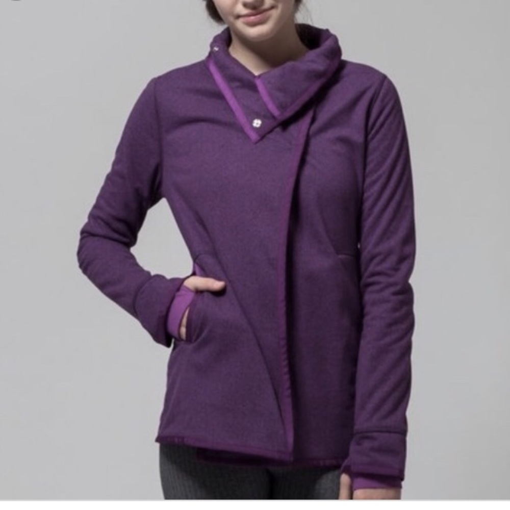 Ivivva Kids Girls Big Business Wrap Jacket